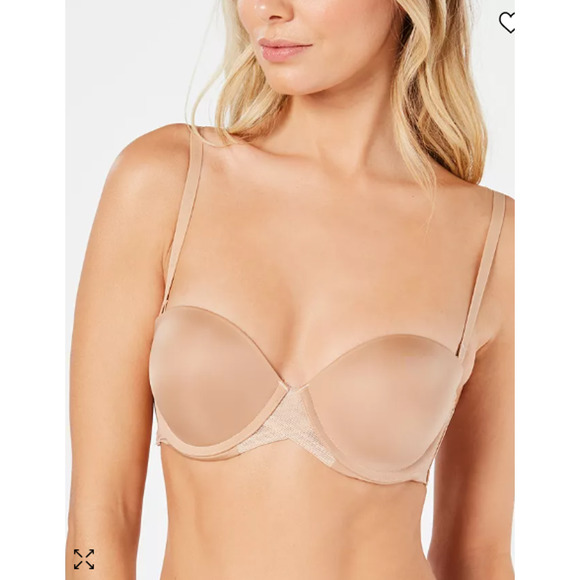 Dkny Women's Litewear Push-up Strapless Bra DK4506 - Picture 1 of 7